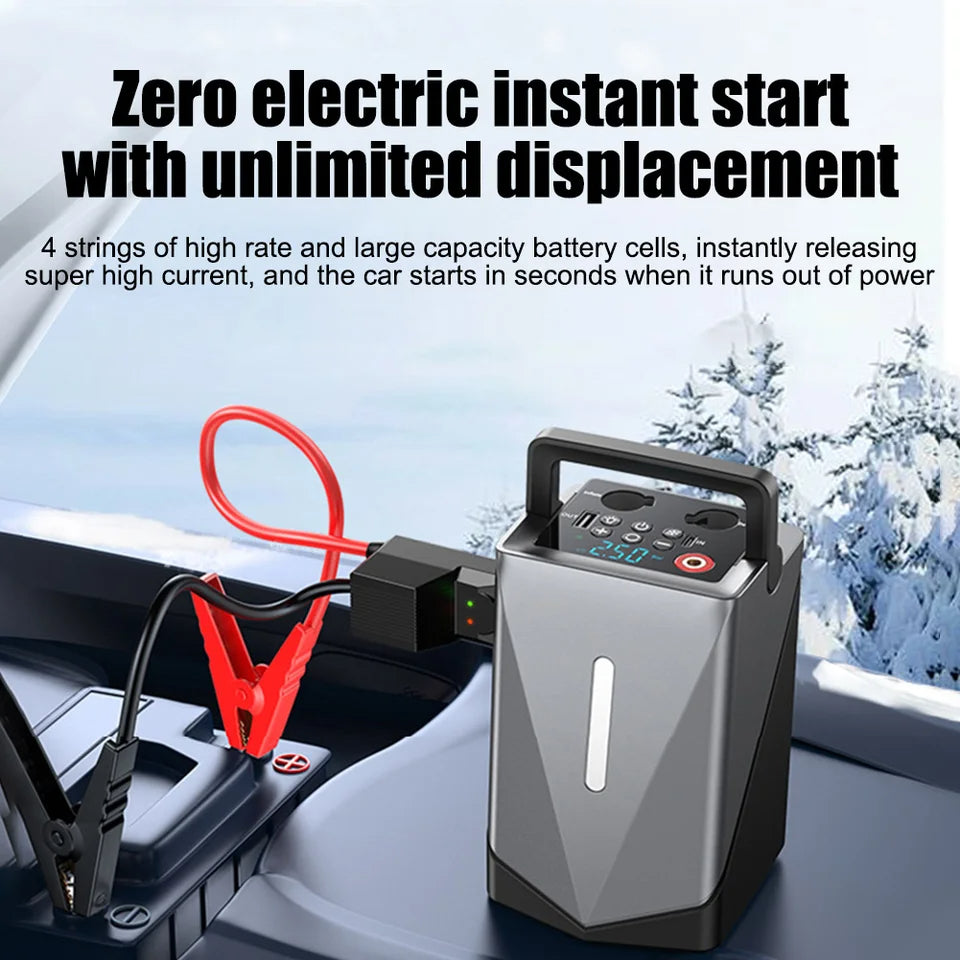 Potable 6 In 1 Jump Starter+Air Compressor & Powerbank GF01