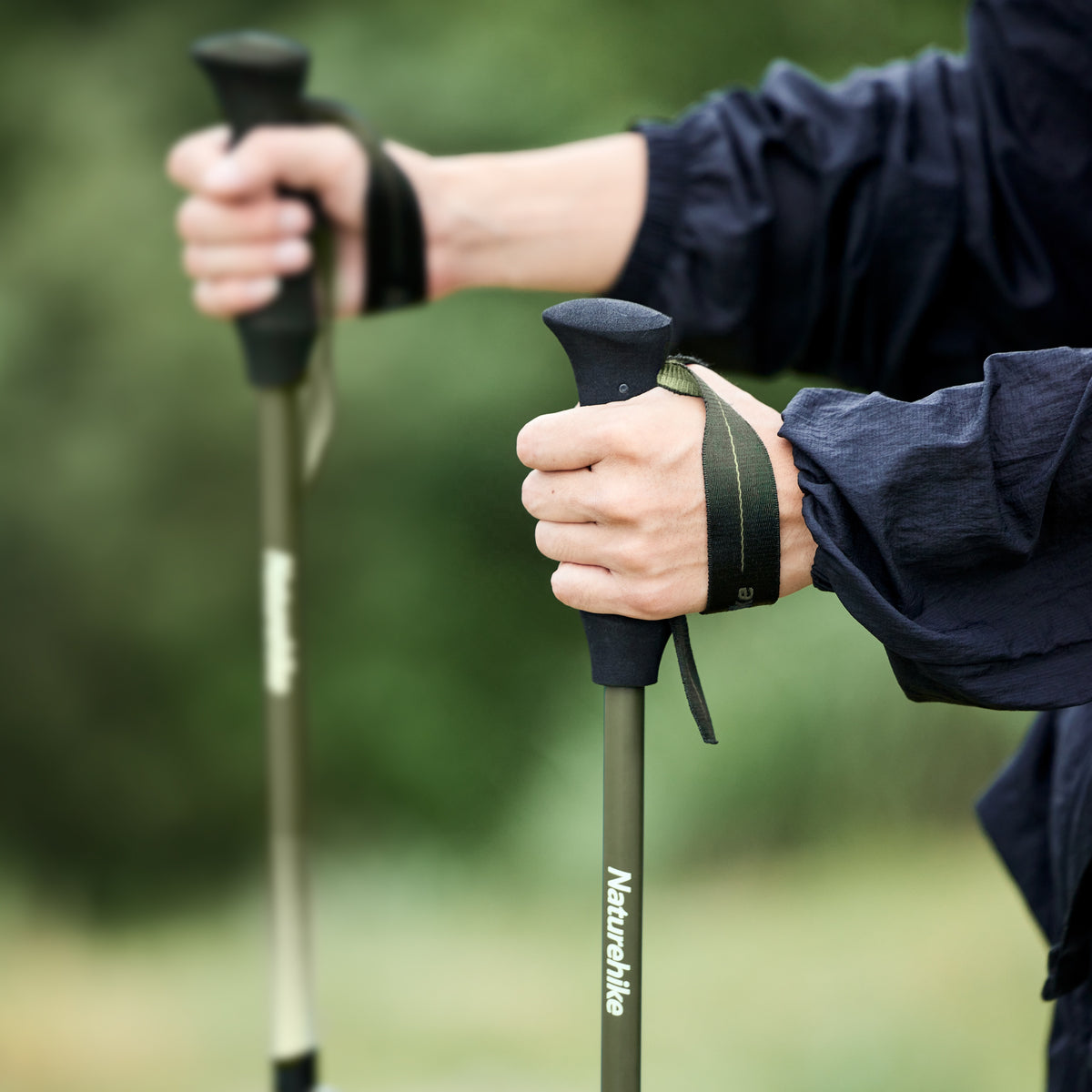 Naturehike 2Pcs Ultra-Light Hoar Trek Carbon Fiber Trekking Poles