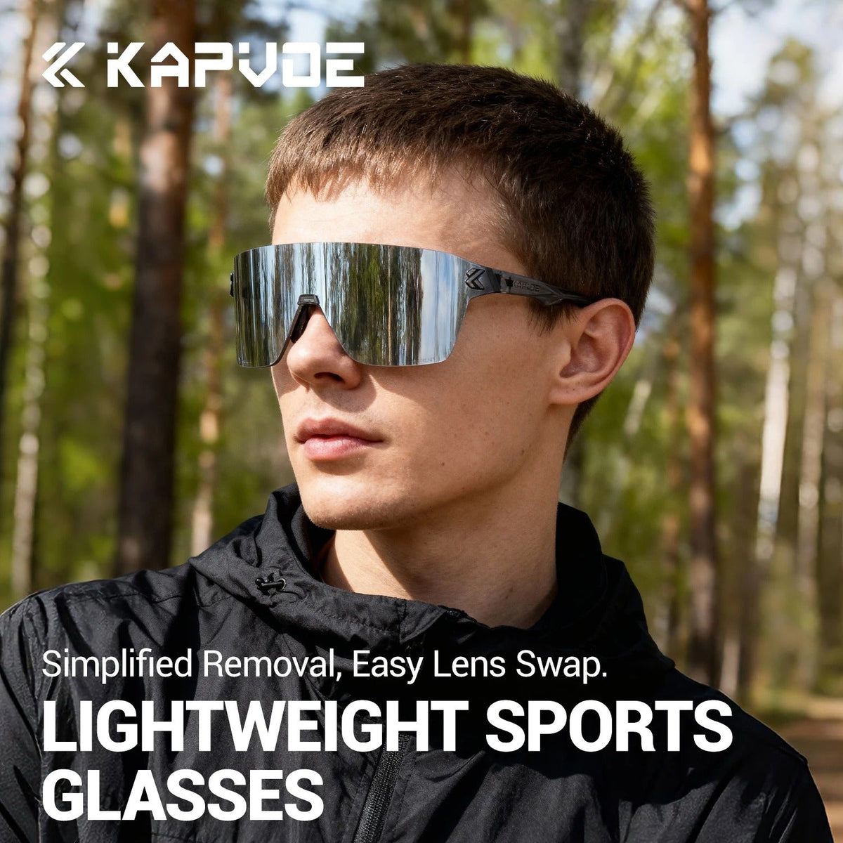 KAPVOE Photochromic Outdoor Sports Adventure Glasses TK408