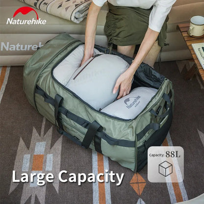 Naturehike 88L Camping Equipment Storage Bag with Wheels