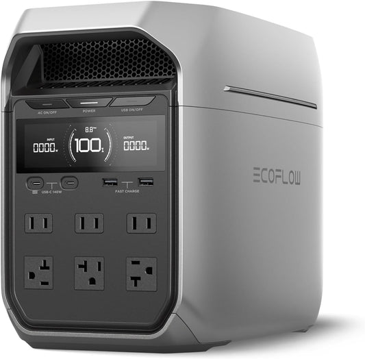 EcoFlow DELTA 3 Plus Portable Power Station 1800W (X-Boost 3200W)