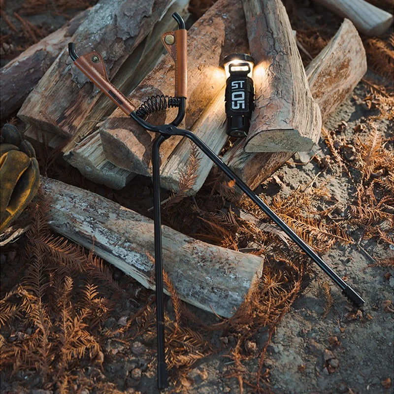 ShineTrip Outdoor Camping Fire Poker Clamp Large