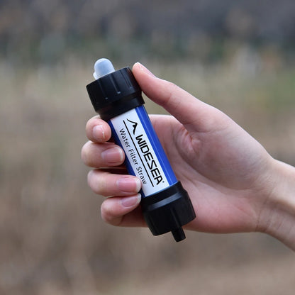 Widesea Camping Outdoor Water Purifier 0.01Micron Filtration Portable Reusable Straw