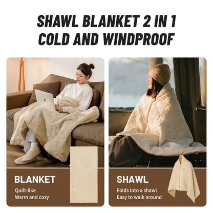 Naturehike USB Electric Heated Blanket, Shawl, Wearable Heating Pad Large