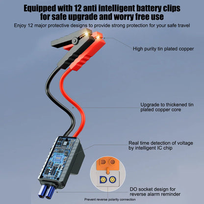 Potable 6 In 1 Jump Starter+Air Compressor & Powerbank GF01