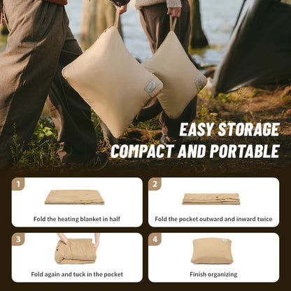 Naturehike USB Electric Heated Blanket, Shawl, Wearable Heating Pad Large