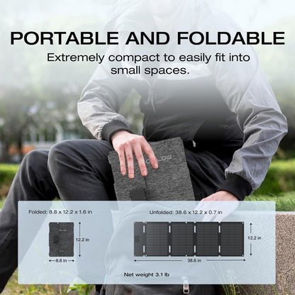 EcoFlow 45W Portable Solar Panel for Power Stations