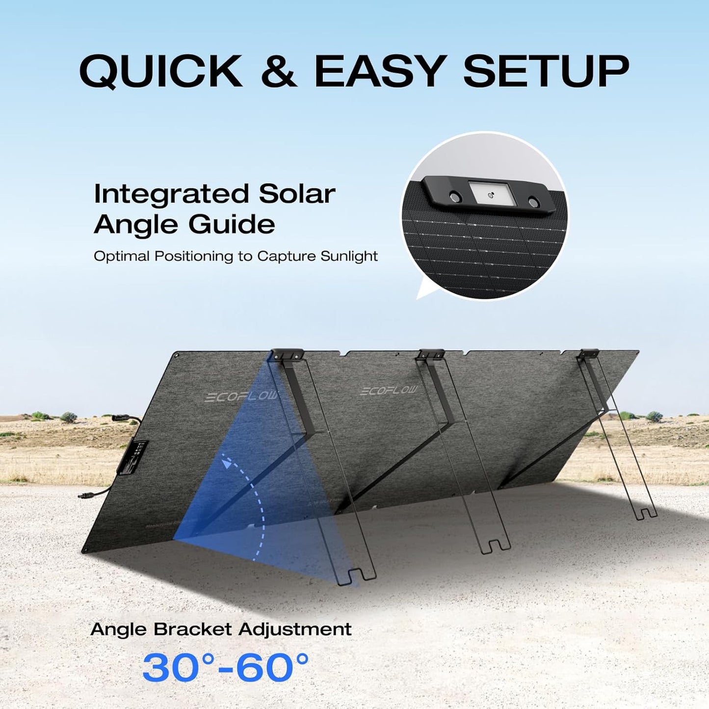 ECOFLOW 220 Watt Portable Solar Panel