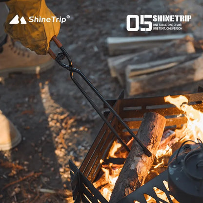 ShineTrip Outdoor Camping Fire Poker Clamp Large