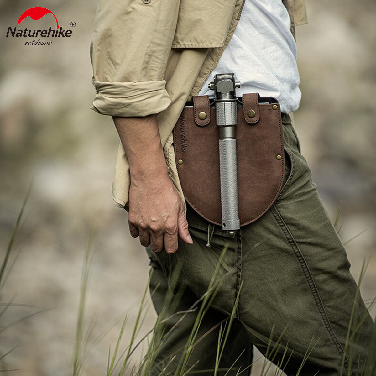 Naturehike Heavy-Duty Foldable Camping Survival Shovel