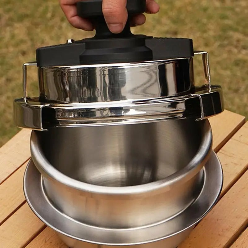 Mini  1.2L Camping Outdoor Portable Pressure Cooker