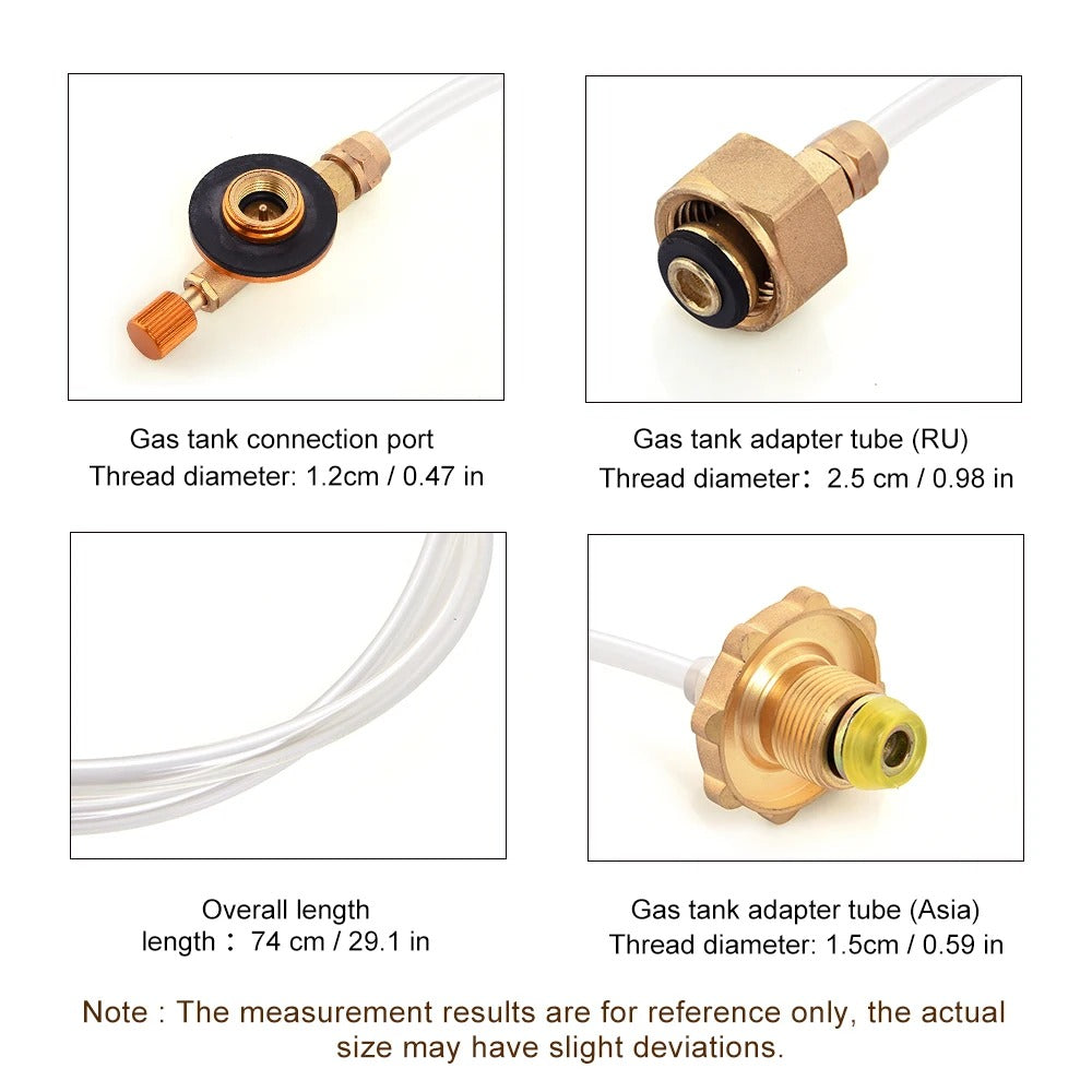 Widesea Brass Gas Tank Adapter Tube