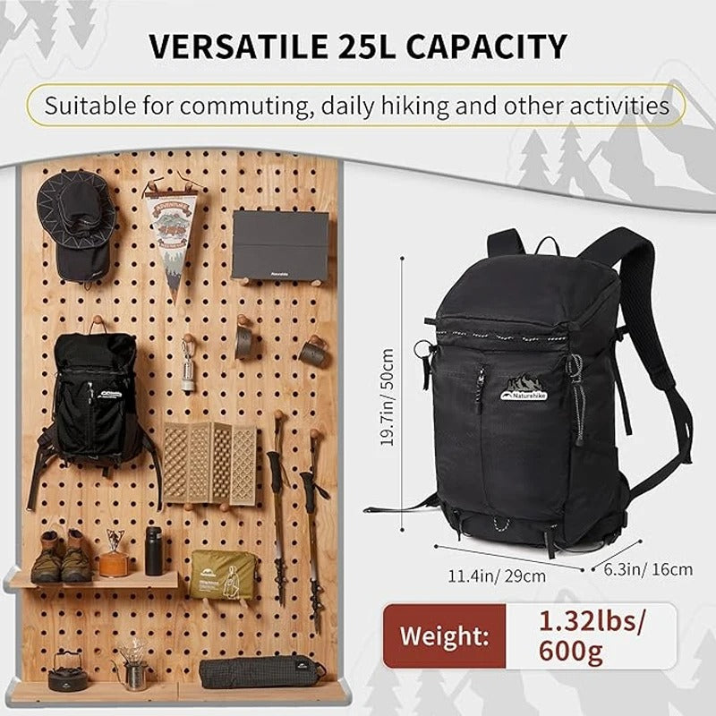 Naturehike Helium Series 25L Casual Outdoor Hiking Mountaineering Backpack