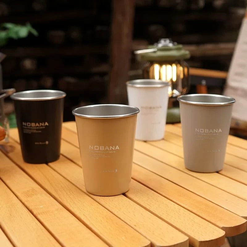 NOBANA 350ML Outdoor 4pcs Cup Set
