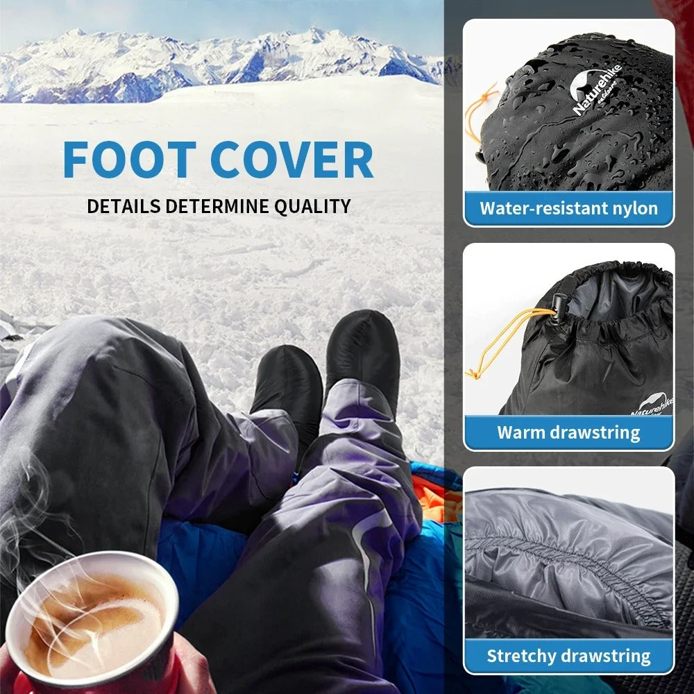 Naturehike Lightweight Insulated Goose Down Foot Covers
