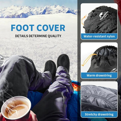 Naturehike Lightweight Insulated Goose Down Foot Covers