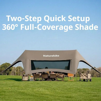 Naturehike Titanium Black Coating Heat Insulation Large-space Canopy