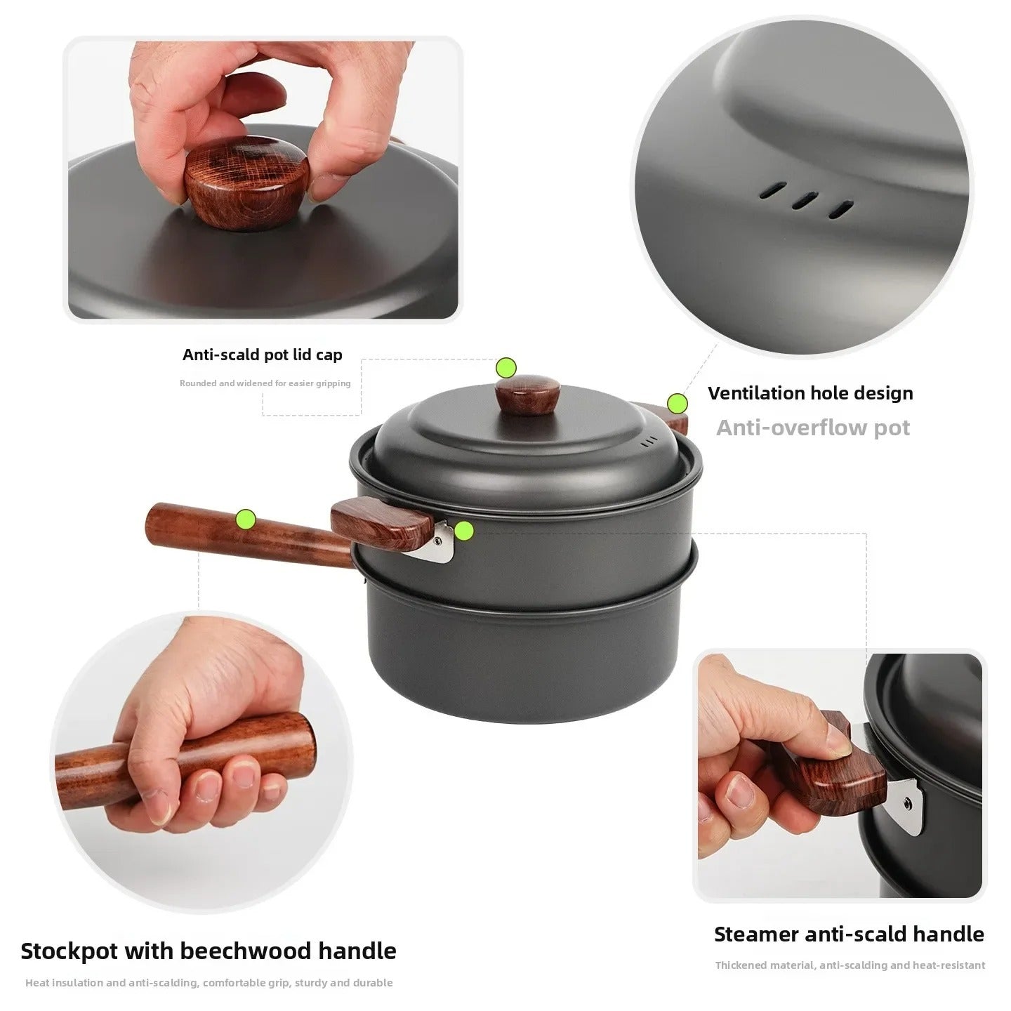 CLS Newest Outdoor Pot Camping 3L