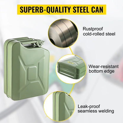 Portable Jerry Can 10L / 20L Capacity, Emergency Fuel Container