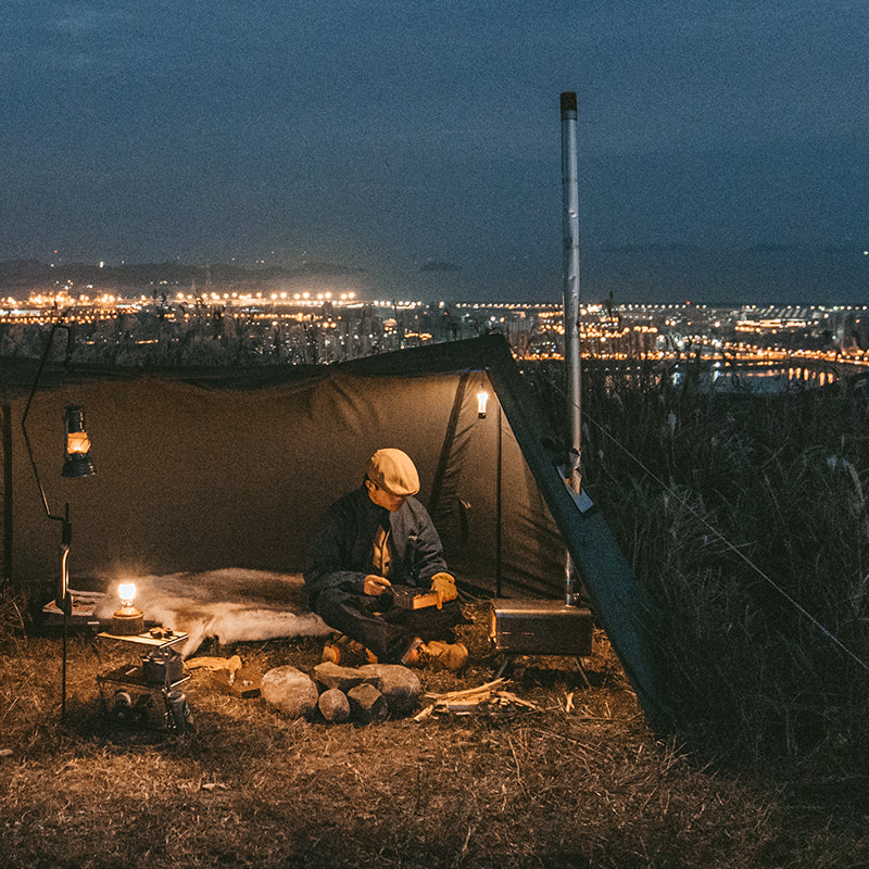 Naturehike Outdoor Pure Titanium Firewood Stove With 2M Chimney