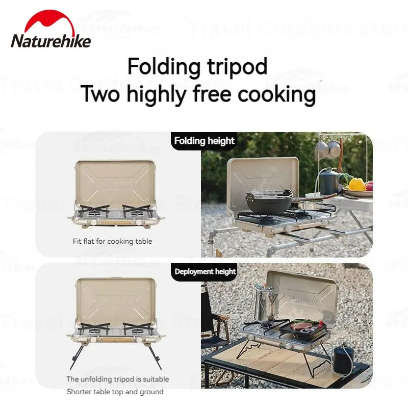 Naturehike Double Burner Camping Gas Stove