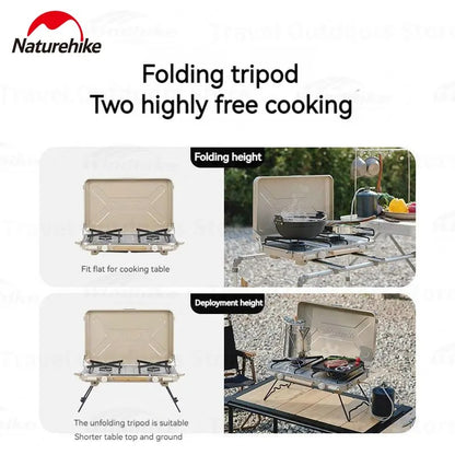 Naturehike Double Burner Camping Gas Stove