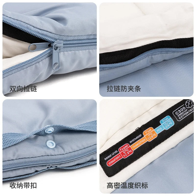 Naturehike Outdoor Camping Extendable Growing Children Cotton Sleeping Bag for Kids