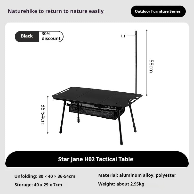 Naturehike H02 IGT Multifunctional Camping Tactical Table