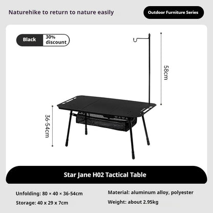 Naturehike H02 IGT Multifunctional Camping Tactical Table