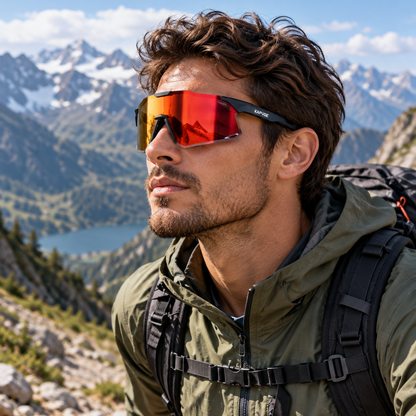 KAPVOE Unisex Sports Outdoor Hiking Running Sunglasses K347