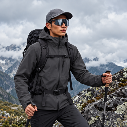 HUMTTO Men’s Lightweight Hooded Outdoor Jacket 39J910A