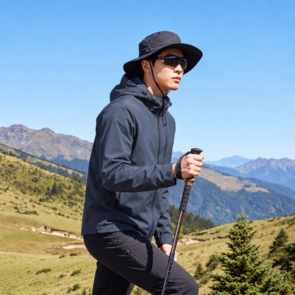 HUMTTO Men’s Lightweight Hooded Outdoor Jacket 39J910A