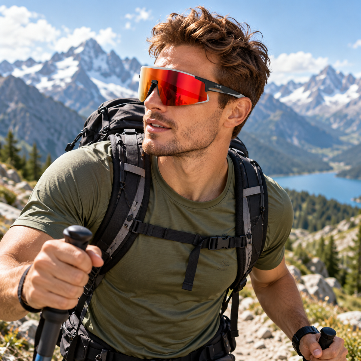 Kapvoe Sports Outdoor Hiking Runnig New Sunglasses K561