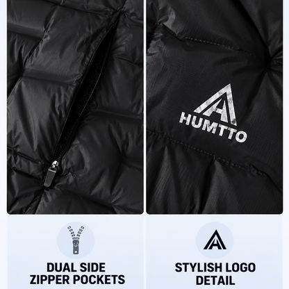 HUMTTO Men’s Lightweight Hooded Down Jacket – 38Y047A
