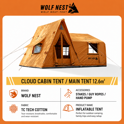 WolfNest  Cloud Villa Inflatable Tent BROWN