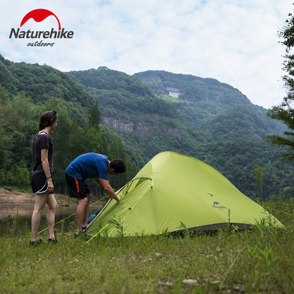 Naturehike Cloud Up 3 Lightweight Backpacking Tent Green