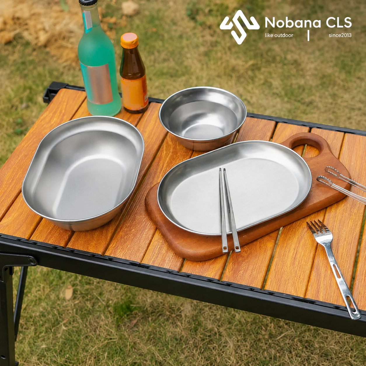 NOBANA CLS Portable Camping 10pcs Tableware Set