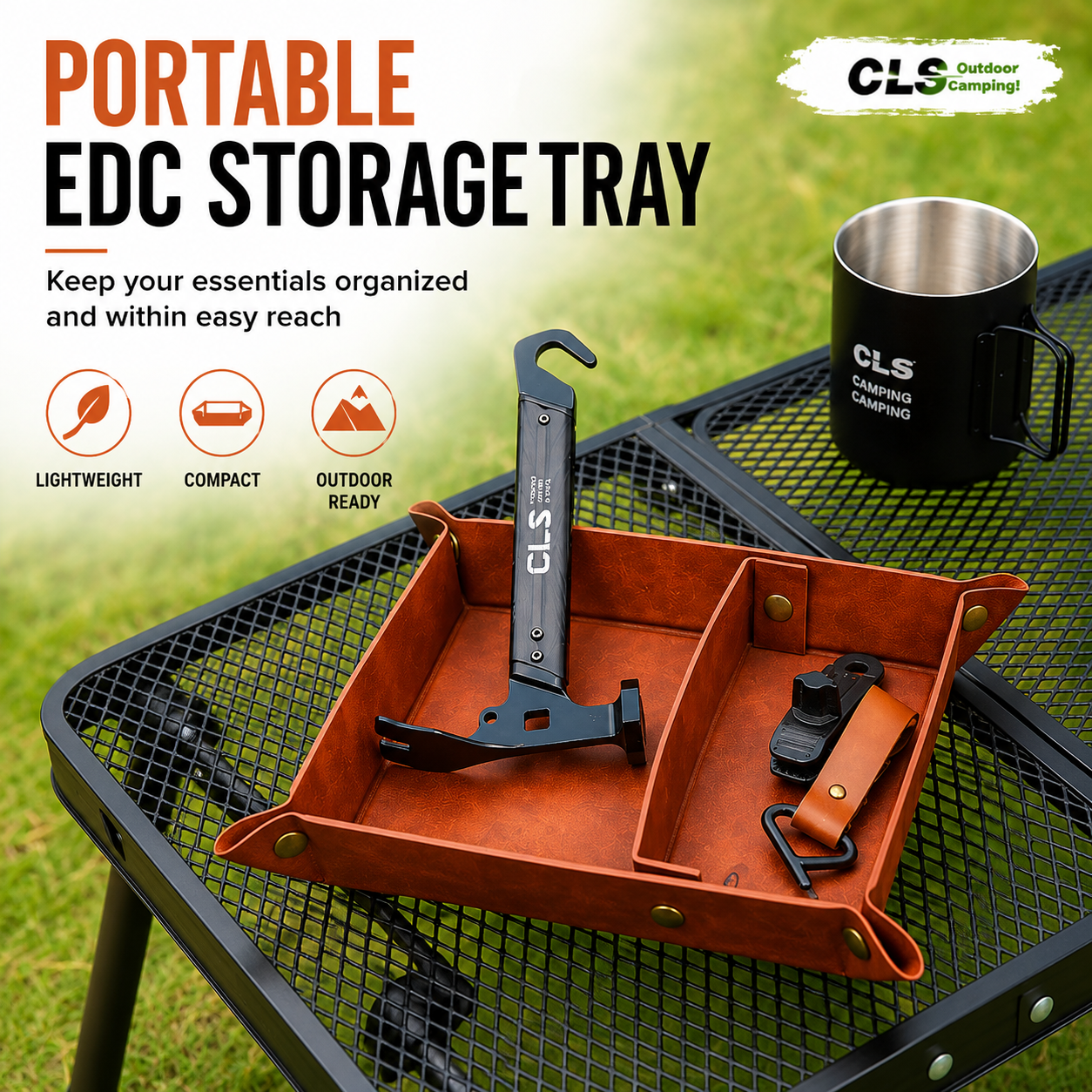 CLS Outdoor Camping PU Storage Try