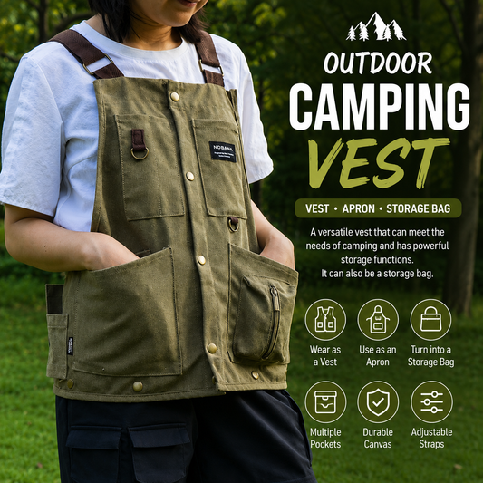 NOBANA Outdoor Multifunctional Camping Vest Apron