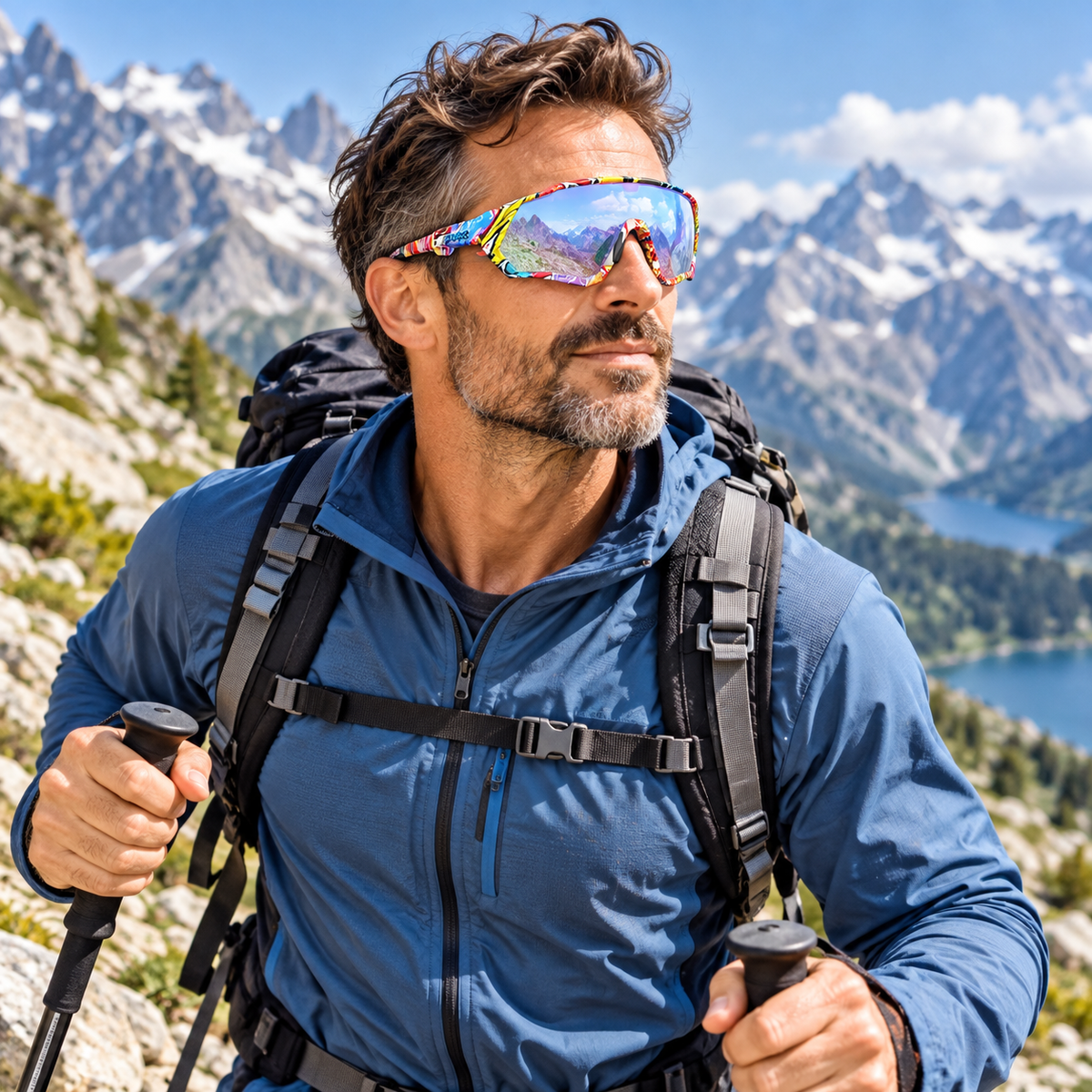 KAPVOE Hiking Outdoor Adventure Glasses 9408