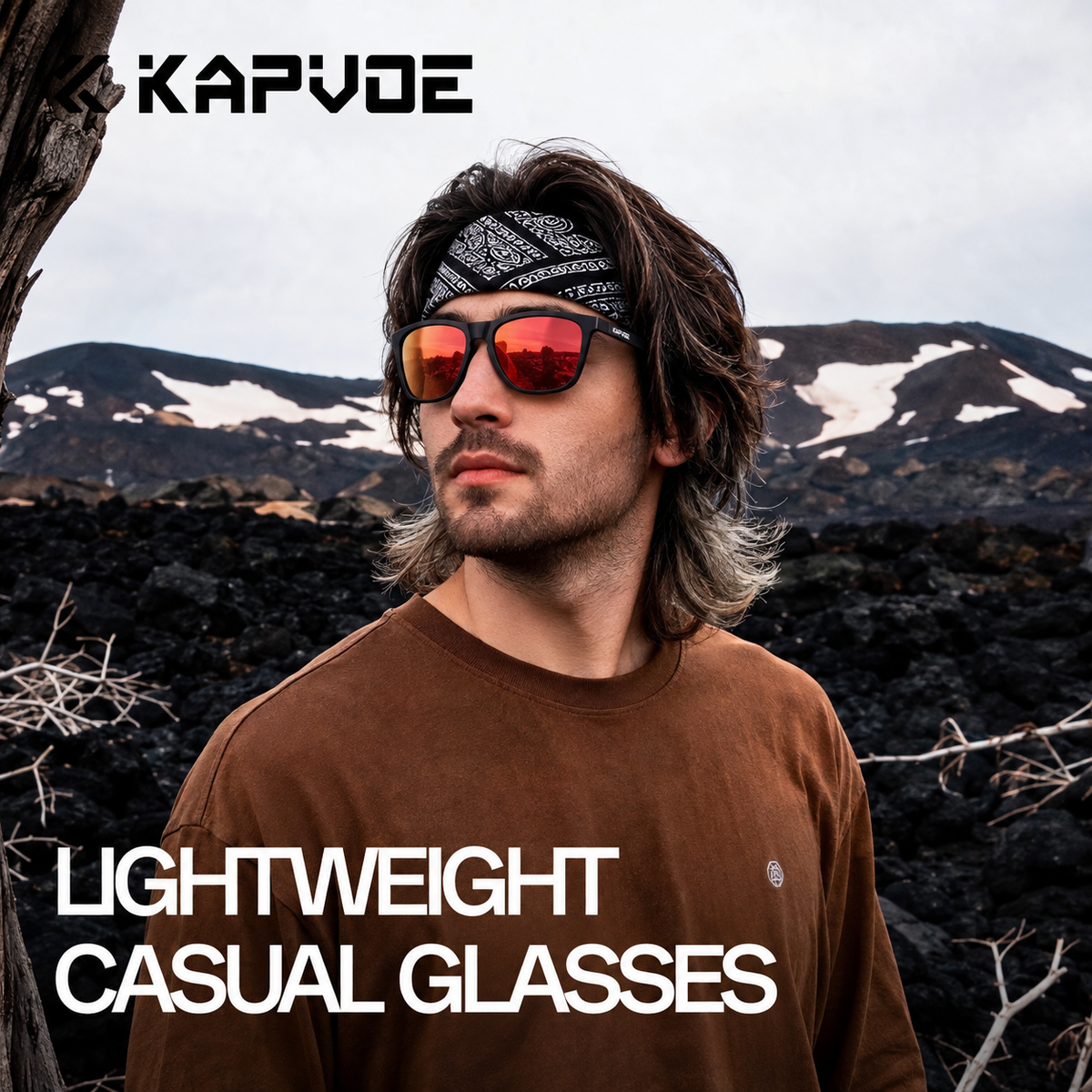 KAPVOE Polarized Sport Sunglasses For Hiking Outdoors K549
