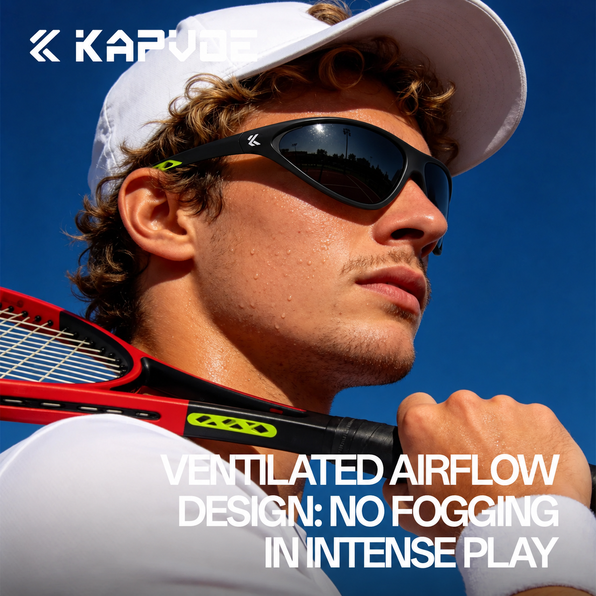 Kapvoe Fashion Retro Outdoor Sports Sunglasses K568