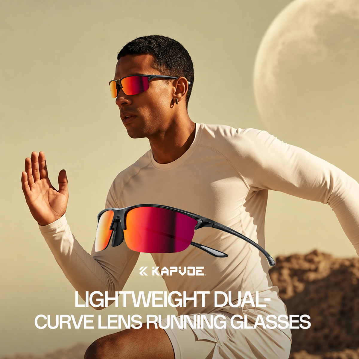 Kapvoe Fashion Retro Outdoor Sports Sunglasses K567