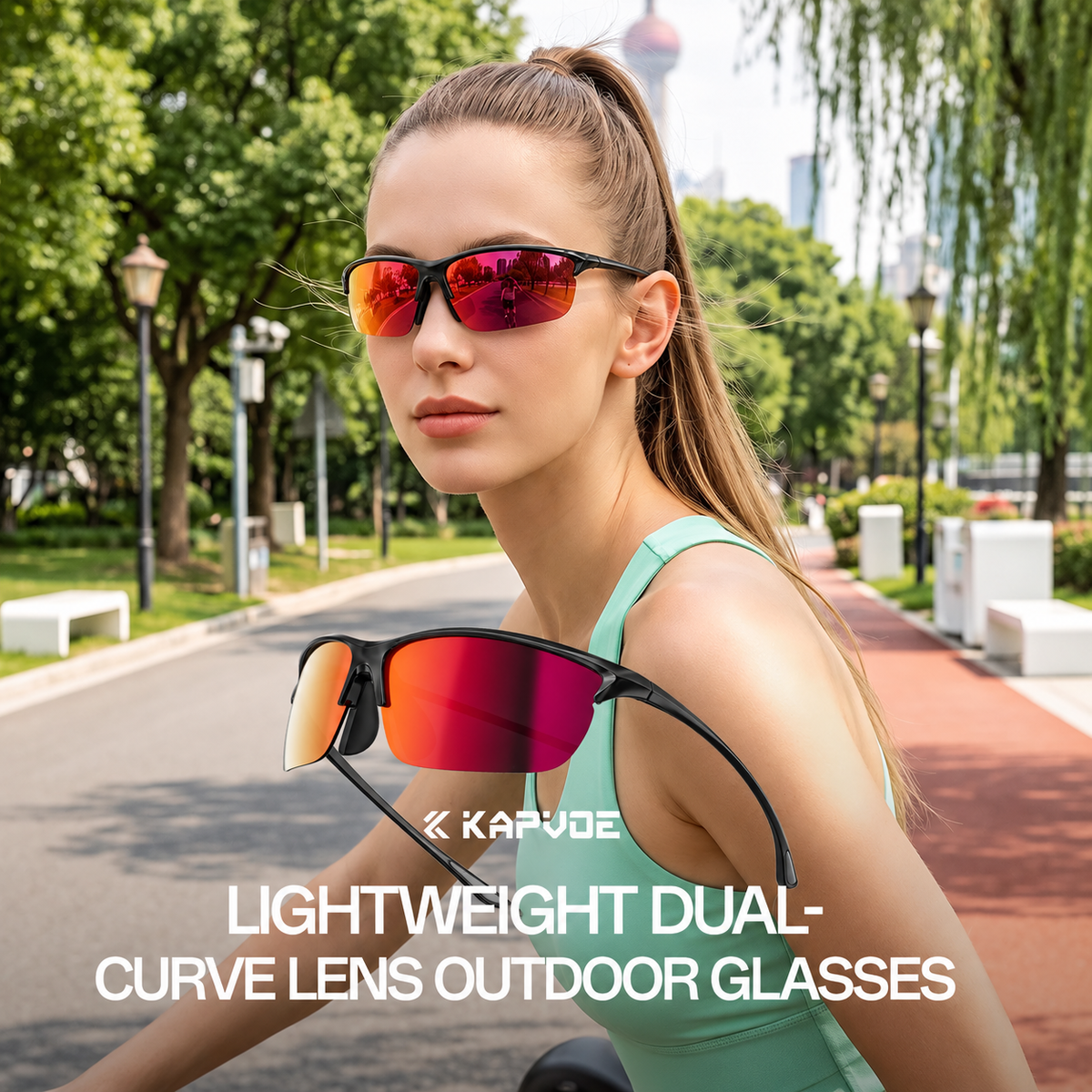 Kapvoe Fashion Retro Outdoor Sports Sunglasses K567