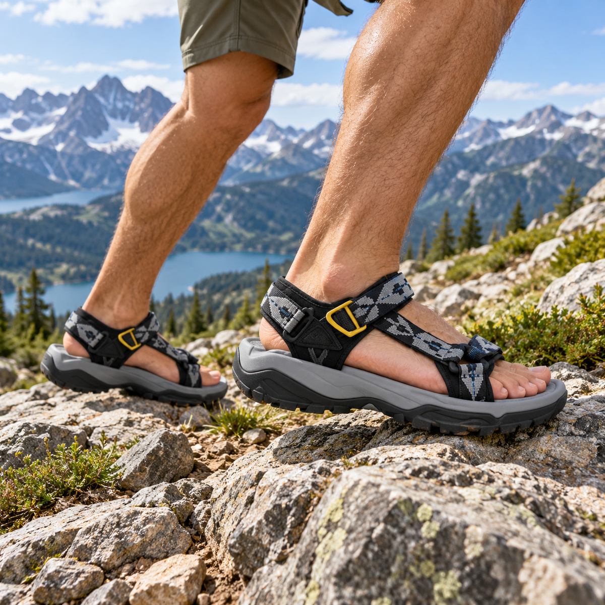 Humtto Outdoor Hiking Casual Lightweight Sandals 771556A