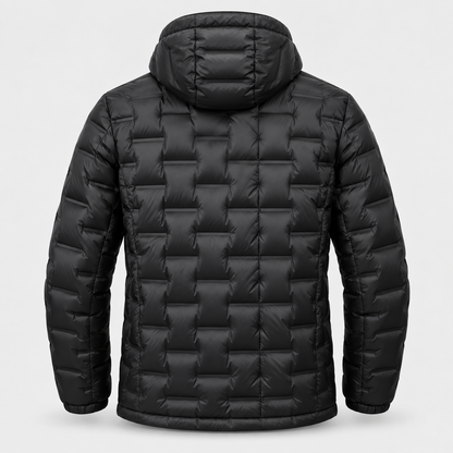 HUMTTO Men’s Lightweight Hooded Down Jacket – 38Y047A
