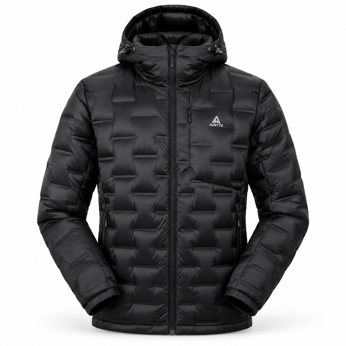HUMTTO Men’s Lightweight Hooded Down Jacket – 38Y047A