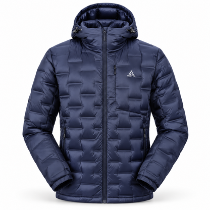 HUMTTO Men’s Lightweight Hooded Down Jacket – 38Y047A