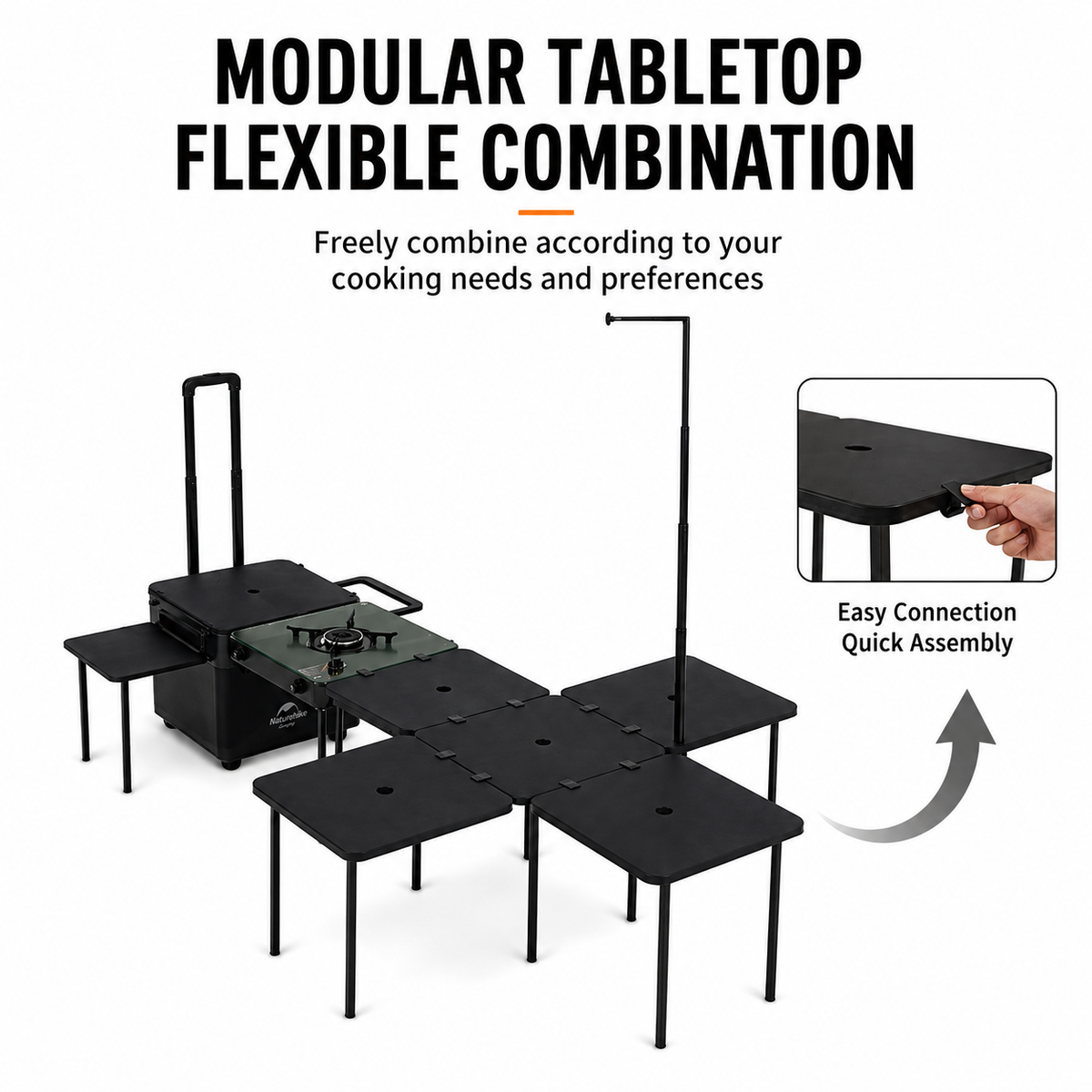 Naturehike Outdoor IGT Portable Mobile Kitchen Cooking Station