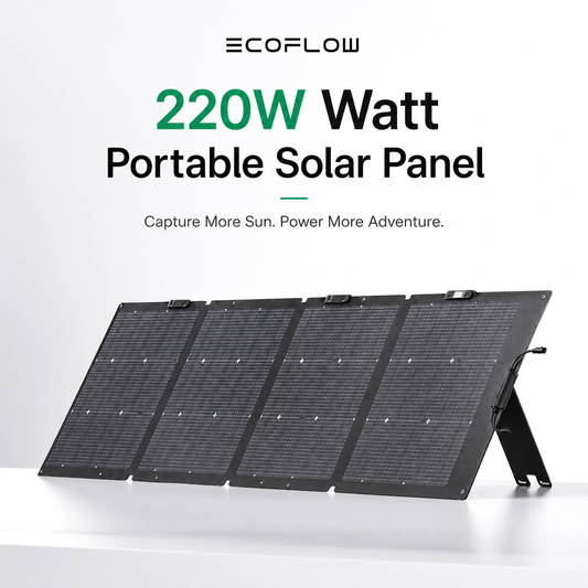 ECOFLOW 220W Watt Portable Solar Panel